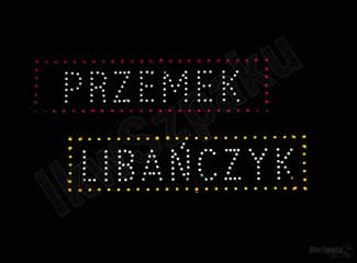 Tabliczki imienne LED