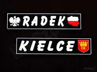 Tabliczki imienne SMD